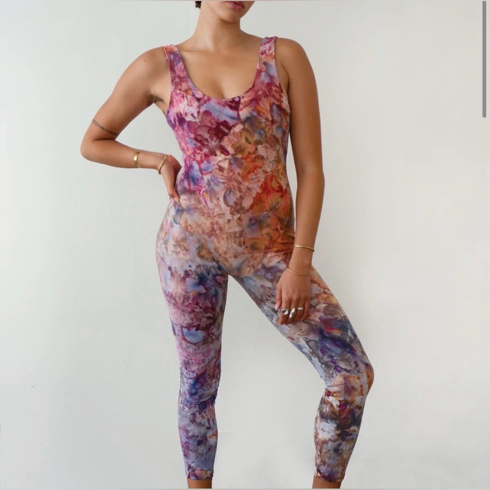 Soleil Catsuit || Ice Dye || Ocean Jasper Large - Picture 6 of 16